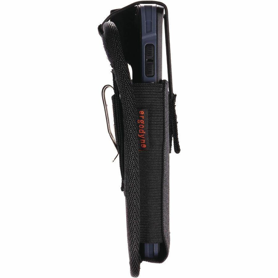 Squids 5544 Carrying Case (Holster) Bar Code Scanner, Mobile Computer, Cell Phone - Black - Drop Resistant, Abrasion Resistant, Scratch Resistant, Scratch Proof - Polyester Body - Belt Clip, Holster -. Picture 4