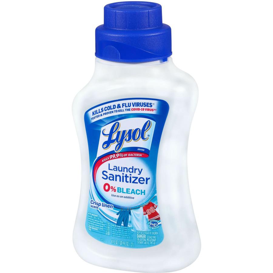 Lysol Linen Laundry Sanitizer - 41 fl oz (1.3 quart) - Crisp Linen ScentBottle - 1 Each - Disinfectant, Bleach-free - Multi. Picture 3