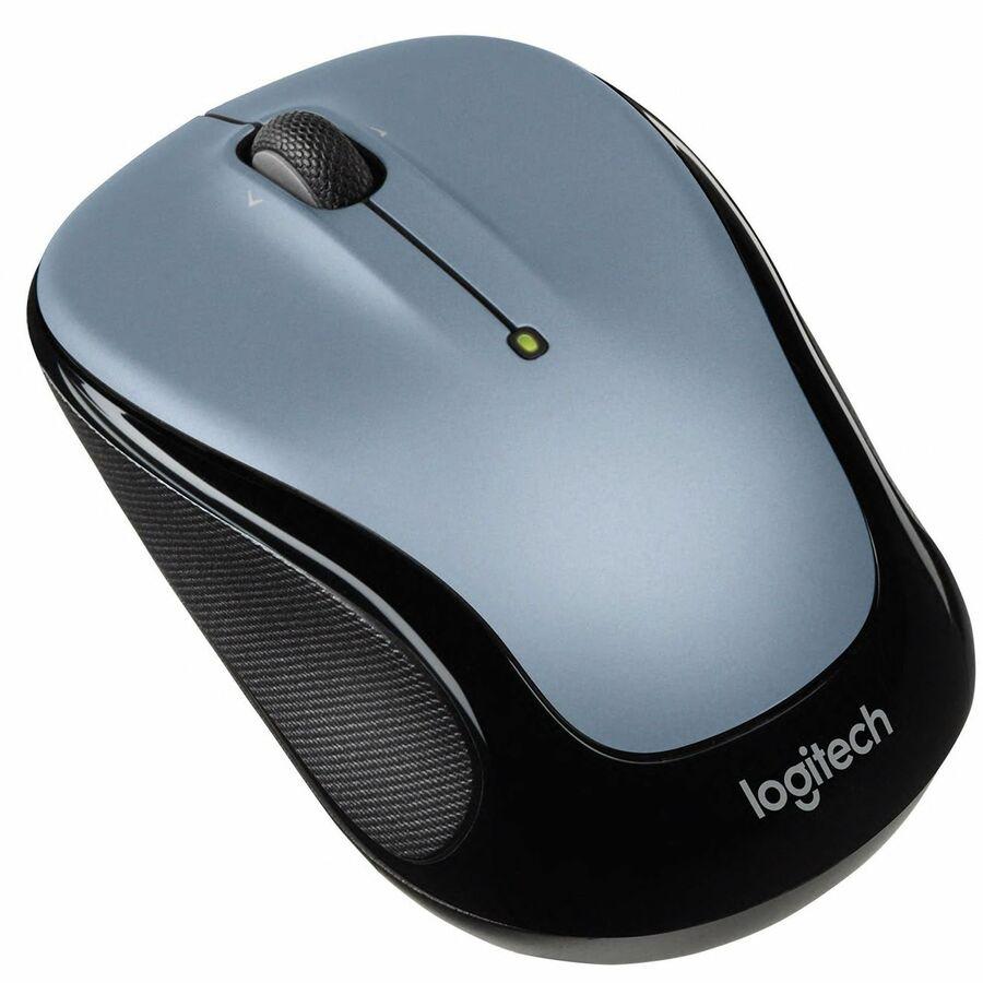 Logitech M325S Wireless Mouse - Optical - Wireless - Radio Frequency - 2.40 GHz - Silver - USB - 1000 dpi - Tilt Wheel - 5 Button(s) - 3 Programmable Button(s) - Small Hand/Palm Size - Symmetrical. Picture 3