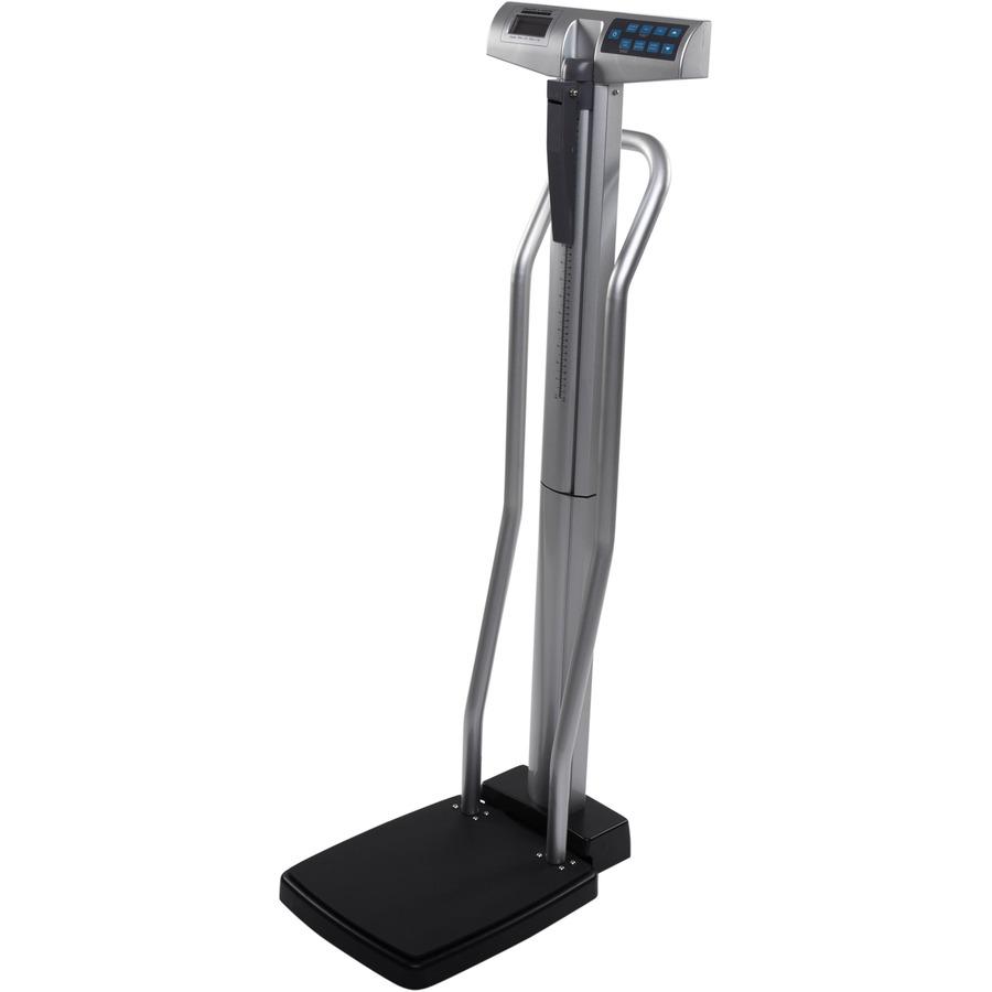 Health o Meter Scale Handlebars - 14.1" Width x 21.1" Depth x 53.6" Height - 1 Each - Gray. Picture 5
