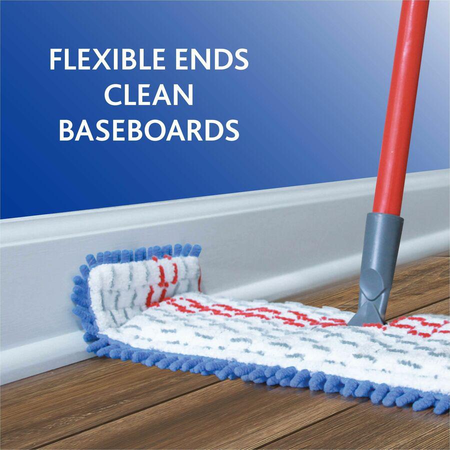 O-Cedar Hardwood Floor 'N More 3-Action Mop - MicroFiber Head - Double-sided, Flexible, Reusable, Washable, Swivel Head, Absorbent, Machine Washable - 1 Each - Multi. Picture 6