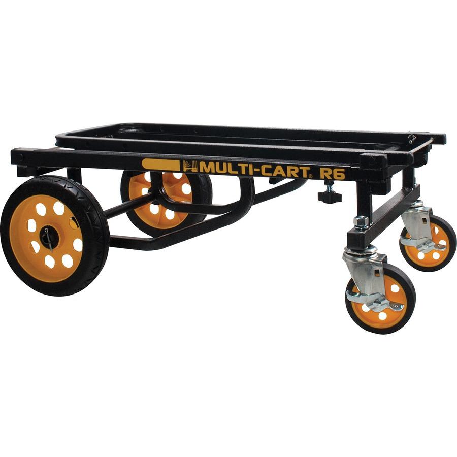 Multi-Cart 8-in-1 Cart - 500 lb Capacity - 4 Casters - 8" , 4" Caster Size - Metal - x 17.5" Width x 42.5" Depth x 33.6" Height - Black - 1 Each. Picture 3