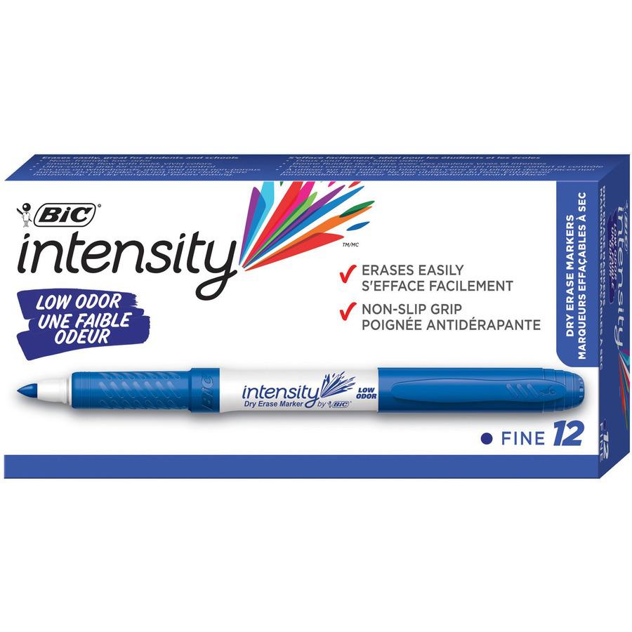 BIC Intensity Fine Point Whiteboard Marker - Fine Marker Point - Blue - 1 Dozen. Picture 7