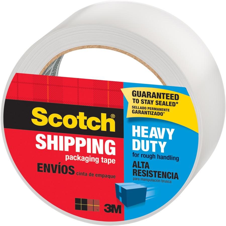 Scotch Heavy-Duty Shipping/Packaging Tape - 54.60 yd Length x 1.88" Width - 3.1 mil Thickness - 3" Core - Synthetic Rubber Resin - 3.10 mil - Rubber Resin Backing - Pistol Grip Dispenser - Split Resis. Picture 5