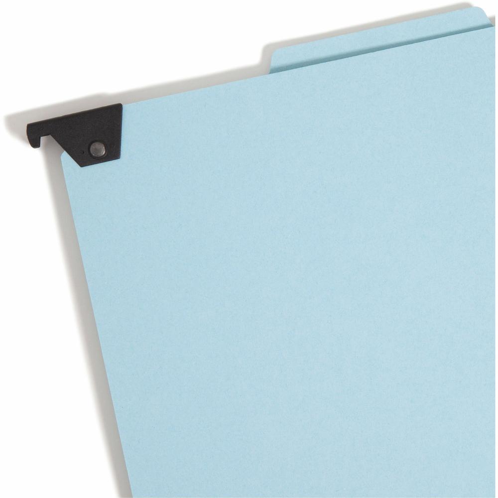 Smead 2/5 Tab Cut Letter Recycled Hanging Folder - 8 1/2" x 11" - 2" Expansion - 2 x 2S Fastener(s) - 1" Fastener Capacity for Folder - Top Tab Location - Right of Center Tab Position - 1 Divider(s) -. Picture 5