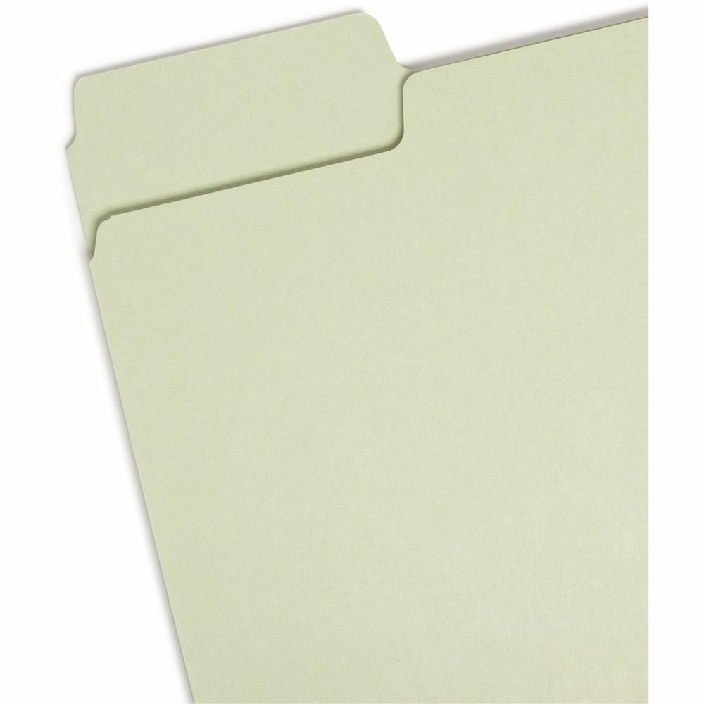 Smead SuperTab 1/3 Tab Cut Letter Recycled Top Tab File Folder - 8 1/2" x 11" - 3/4" Expansion - Top Tab Location - Assorted Position Tab Position - Assorted - 10% Recycled - 100 / Box. Picture 5