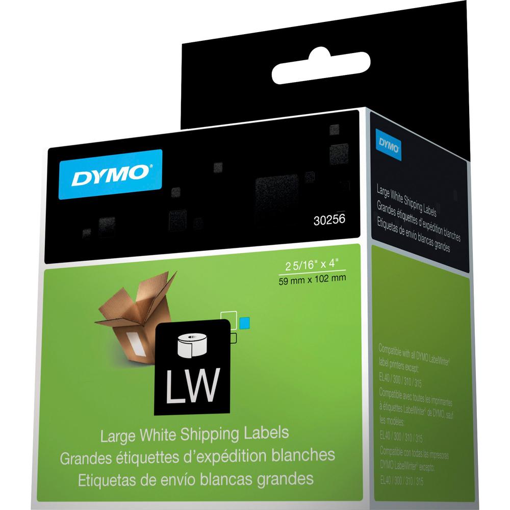 Dymo LabelWriter Large Shipping Labels - 2 5/16" x 4" Length - Rectangle - Direct Thermal - White - 300 / Roll - 1 / Roll. Picture 2