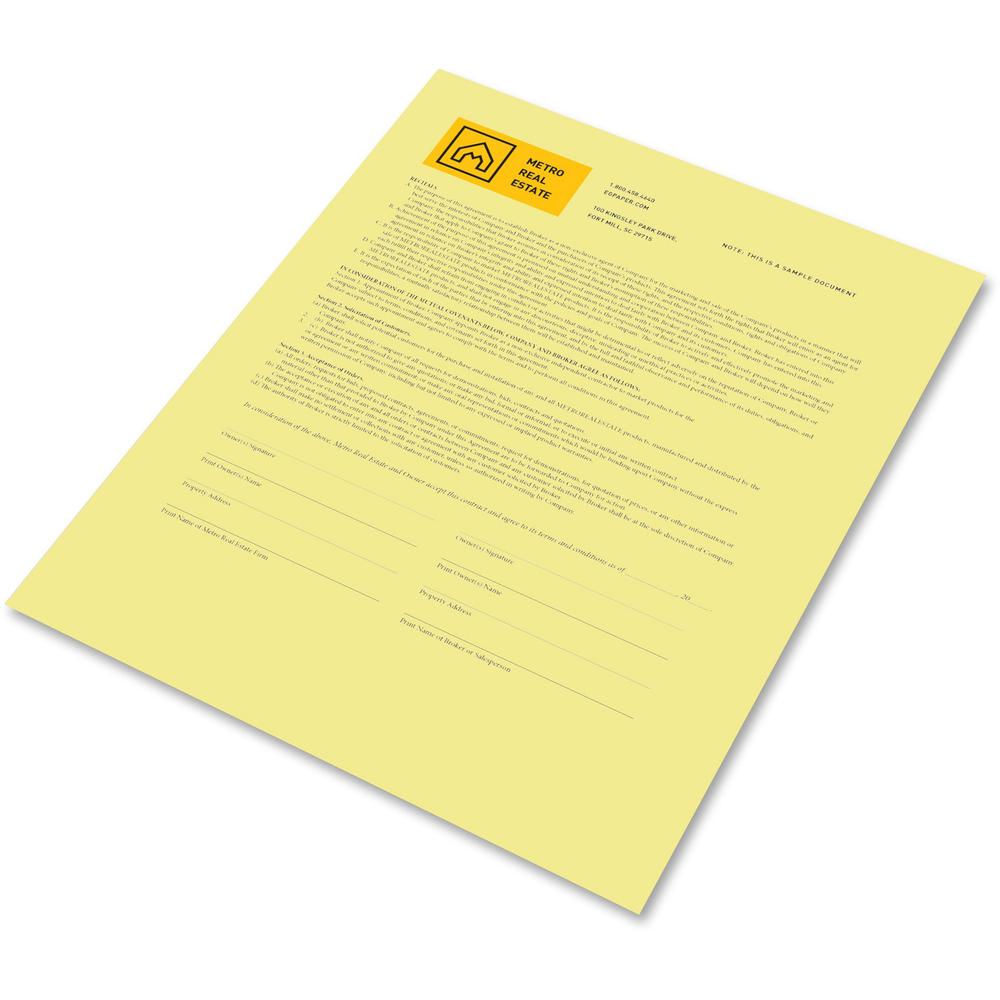 Xerox Bold Digital Carbonless Paper - Letter - 8 1/2" x 11" - 500 / Ream - Sustainable Forestry Initiative (SFI) - Capsule Control Coating - Canary. Picture 7