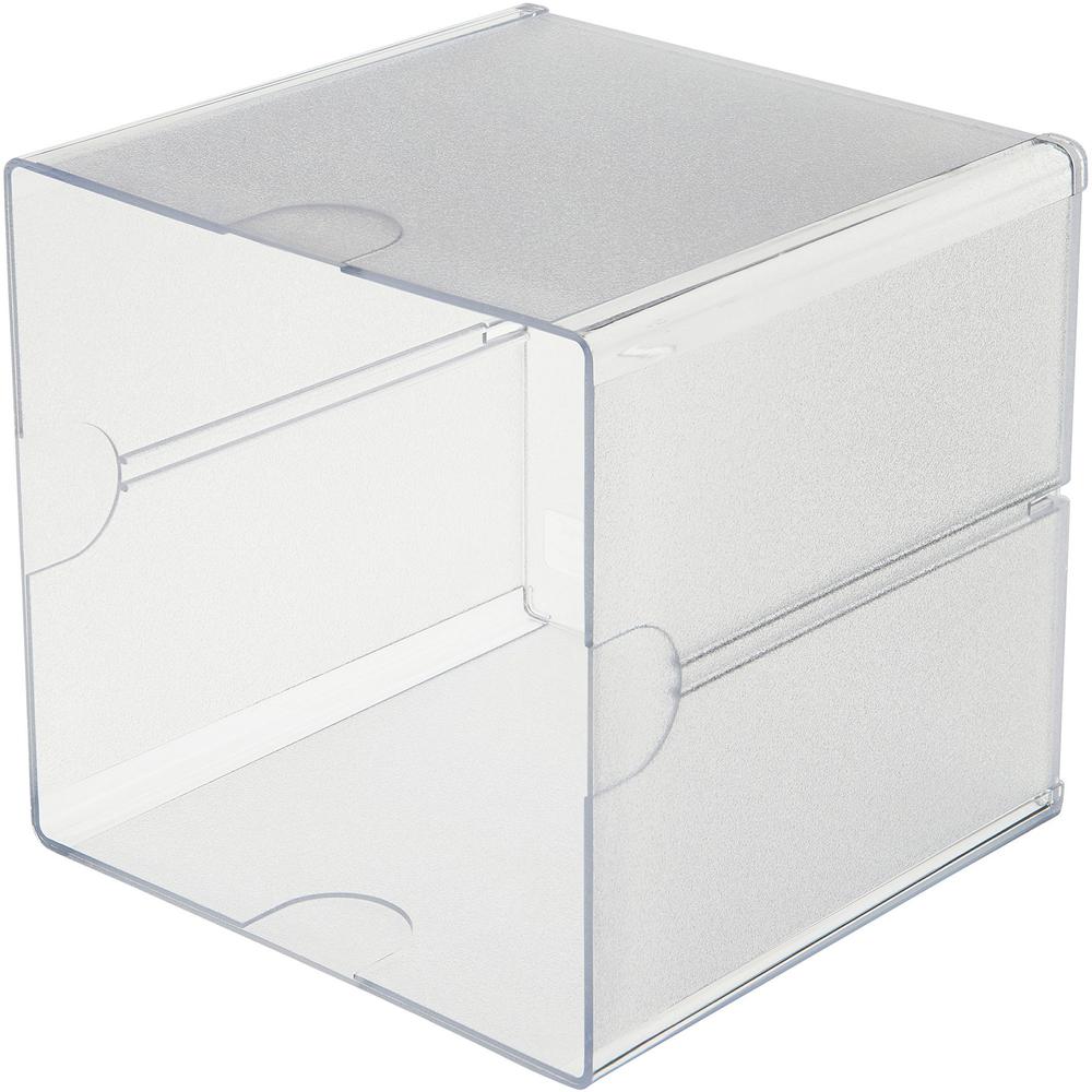 Deflecto Stackable Cube Organizer - 6" Height x 6" Width x 6" Depth - Desktop - Stackable - Plastic - 1 Each. Picture 12