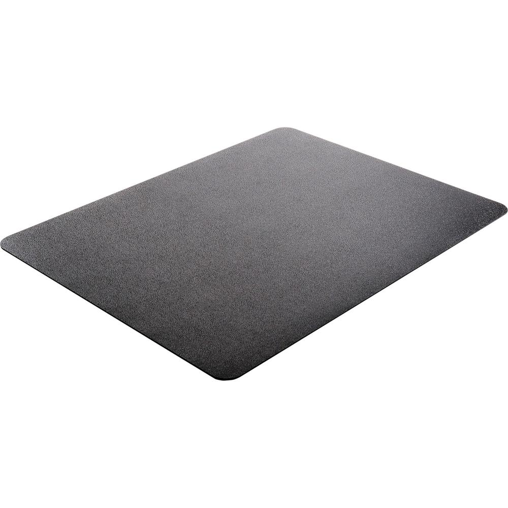 Deflecto Black EconoMat for Carpet - Floor, Office, Carpeted Floor, Breakroom - 60" Length x 46" Width - Rectangular - Vinyl - Black - 1Each. Picture 3