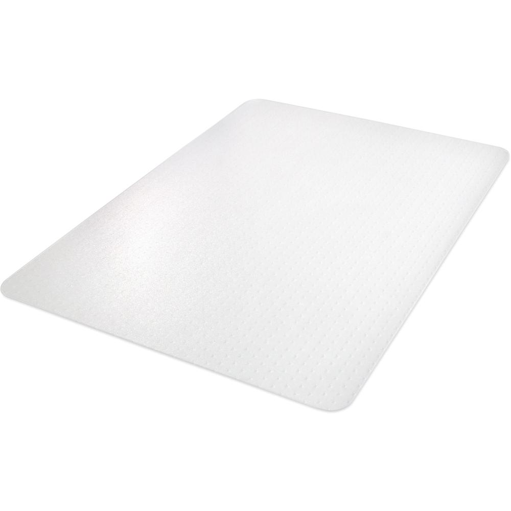 Lorell Oversized Chairmat - Hard Floor - 60" Width x 60" Depth - Square - Polycarbonate - Clear - 1Each. Picture 5