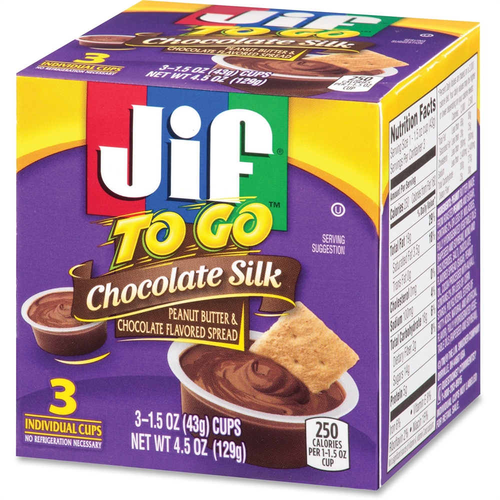 Jif To Go Chocolate Peanut Butter Spread Cups - Chocolate ...