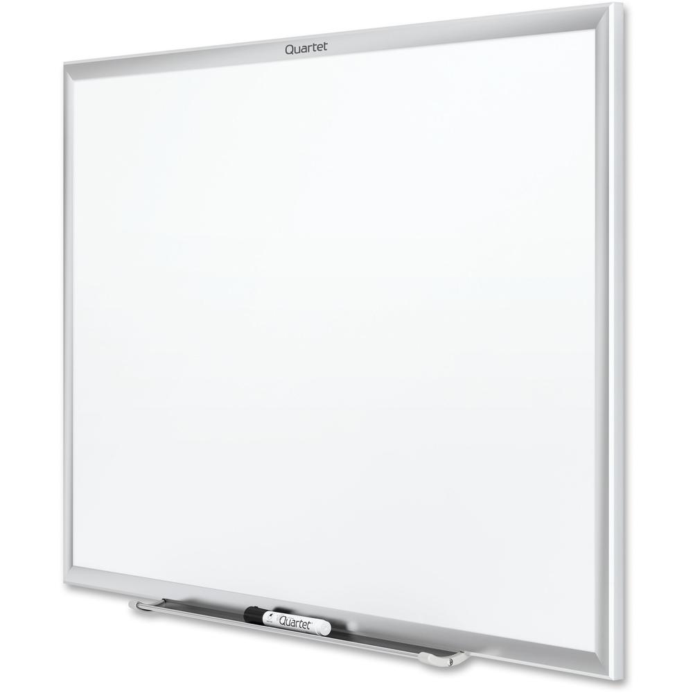 Quartet Classic Magnetic Whiteboard - 24" (2 ft) Width x 18" (1.5 ft) Height - White Painted Steel Surface - Silver Aluminum Frame - Horizontal/Vertical - Magnetic - 1 Each. Picture 8