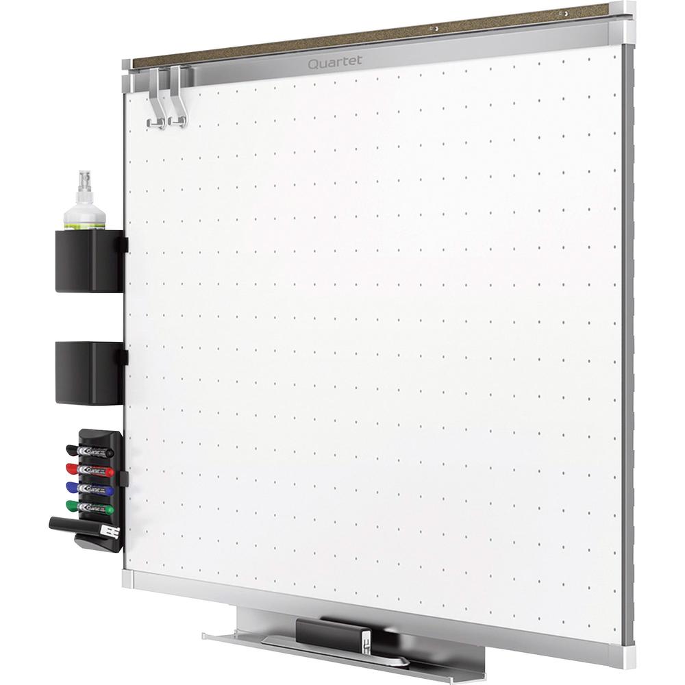 Quartet Prestige 2 Dry-Erase Board - 48" (4 ft) Width x 36" (3 ft) Height - White Surface - Silver Aluminum Frame - Horizontal - 1 Each. Picture 9