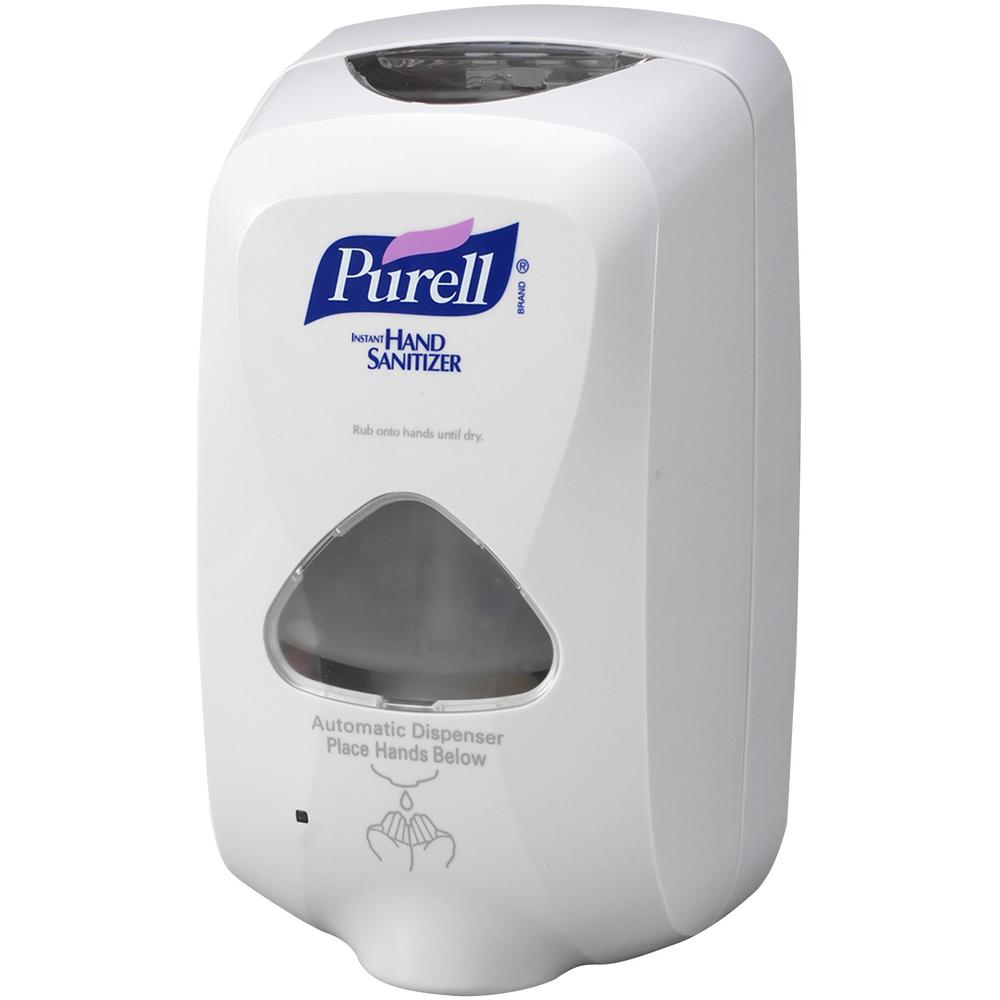 PURELL&reg; TFX Touch-free Sanitizer Dispenser - Automatic - 1.27 quart Capacity - Support 3 x C Battery - White - 12 / Carton. Picture 6