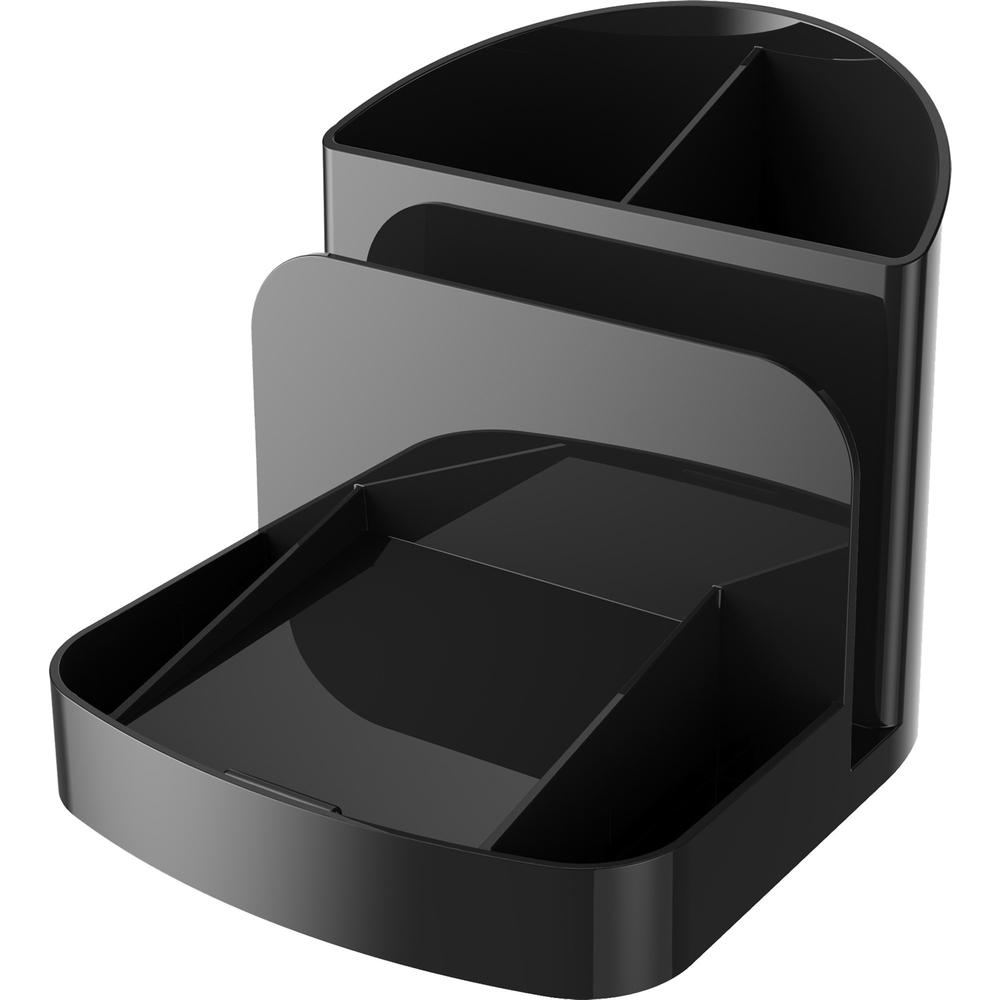 Deflecto Sustainable Office Desk Caddy - 5" Height x 5.4" Width x 6.8" Depth - Desktop - 30% Recycled - Plastic - 1 Each. Picture 2