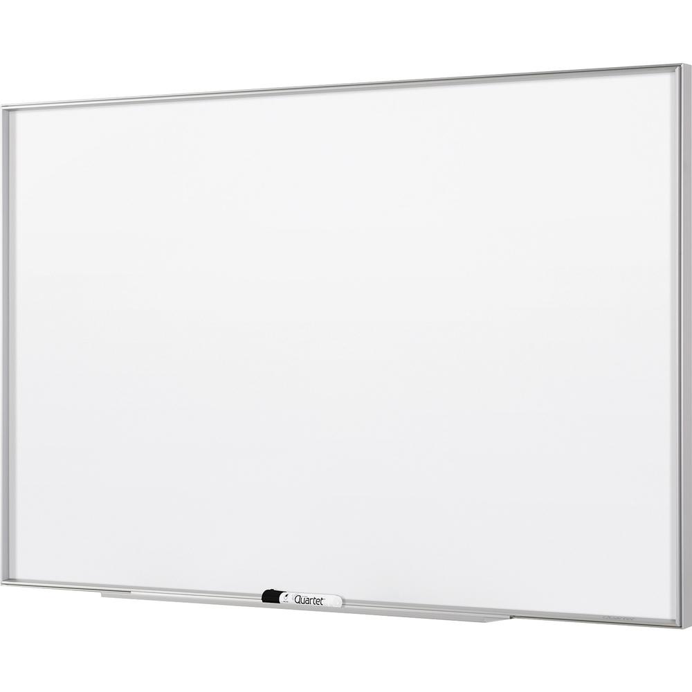 Quartet Fusion Nano-Clean Magnetic Dry-Erase Board - 48" (4 ft) Width x 36" (3 ft) Height - White Surface - Silver Aluminum Frame - Horizontal/Vertical - Magnetic - 1 Each. Picture 5
