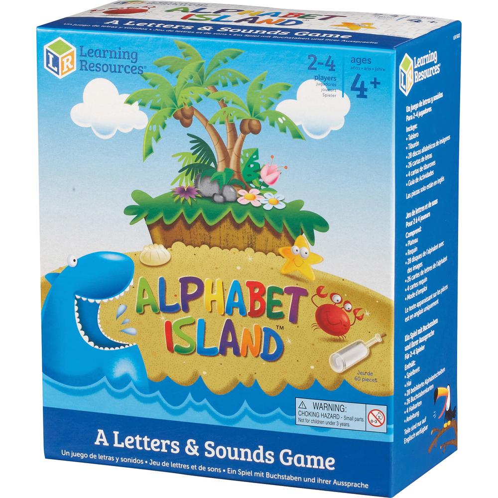 Learning Resources Alphabet Island Letter/Sounds Game - Educational - 2 to 4 Players - 1 Each. Picture 3