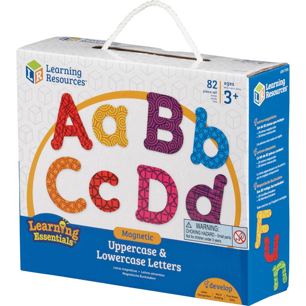Learning Resources Upper/Lower Case Magnetic Letters - Learning Theme/Subject - Lowercase Letters, Uppercase Letters Shape - Magnetic - Wear Resistant, Tear Resistant - 82 / Set. Picture 5