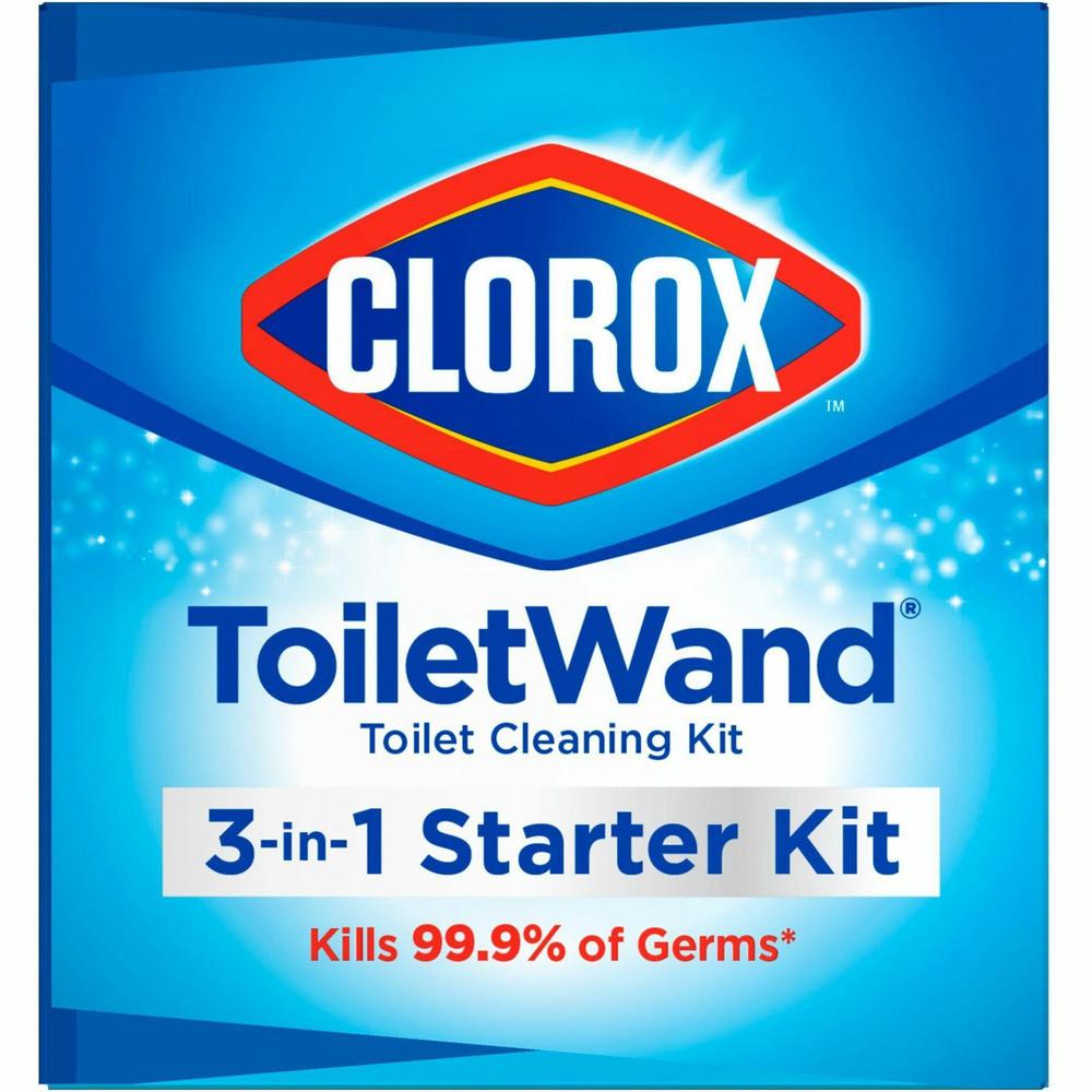 Clorox ToiletWand Disposable Toilet Cleaning System - 1 Kit (Includes: ToiletWand, Storage Caddy, Disinfecting ToiletWand Refill Heads). Picture 7
