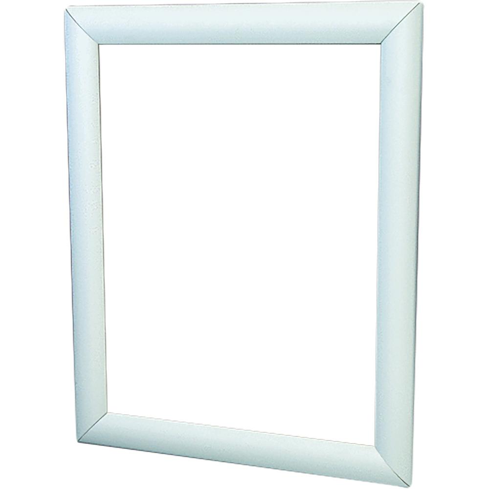 Deflecto Wall-Mount Display Frame - 9.75" x 12.25" Frame Size - Holds 8.50" x 11" Insert - Rectangle - Vertical, Horizontal - Satin - Front Loading, Anti-glare, Dust Resistant, Debris Resistant - 1 Ea. Picture 2