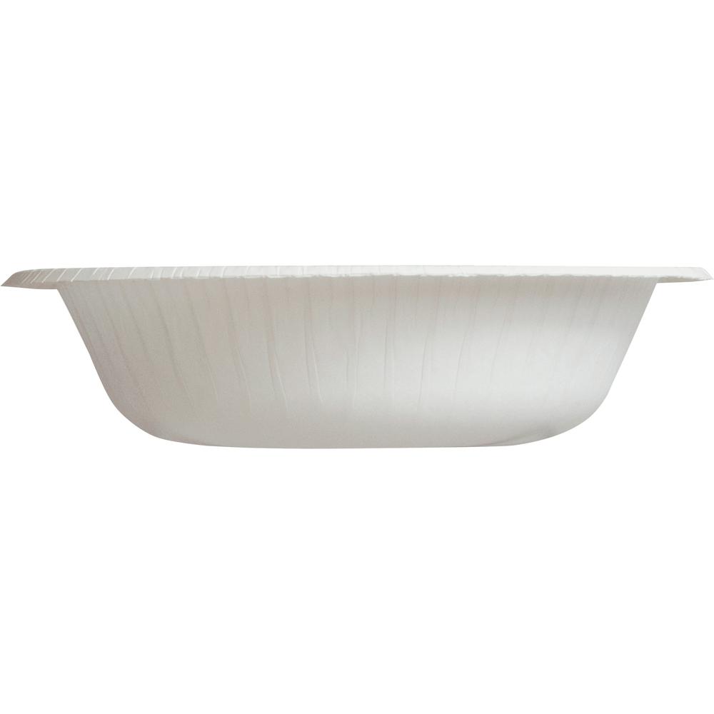 Solo Bare 12 oz Heavyweight Paper Bowls - Bare - Disposable - White - Paper Body - 125 / Pack. Picture 2