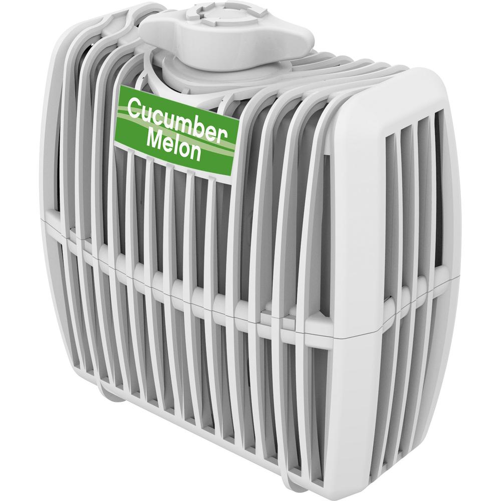 Genuine Joe Air Refreshener Refill Cartridge - Cucumber Melon - 12 / Carton - Long Lasting, Odor Neutralizer. Picture 6