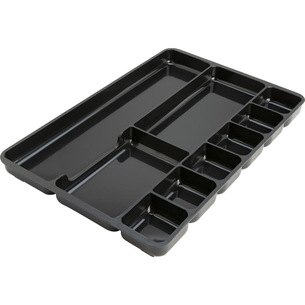 Lorell 9-compartment Drawer Tray Organizer - 9 Compartment(s) - 1.3" Height x 14" Width x 9.4" Depth - 1 Each. Picture 4