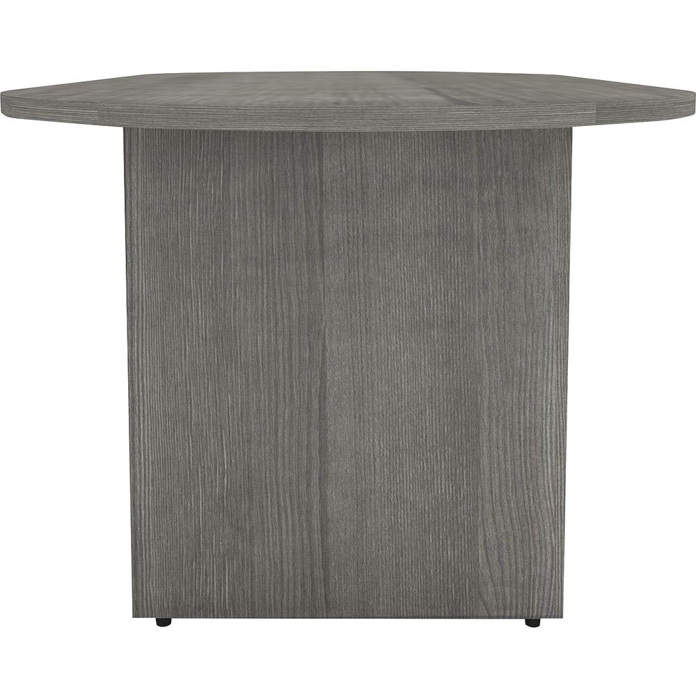 Lorell Weathered Charcoal Laminate Desking - 1.3" Top, 0" Edge, 72" x 29.5" x 36" - Finish: Laminate, Charcoal Surface. Picture 6