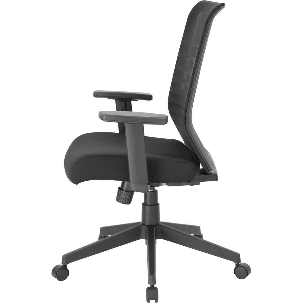 Boss Mesh Task Chair - Black Seat - Black Mesh Back - Black Frame - 5-star Base - 1 Each. Picture 4