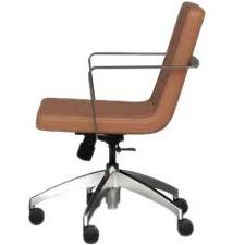 9 to 5 Seating Diddy 2450 Executive Chair - Saddle Foam Seat - Saddle Foam Back - 5-star Base - 1 Each. Picture 4