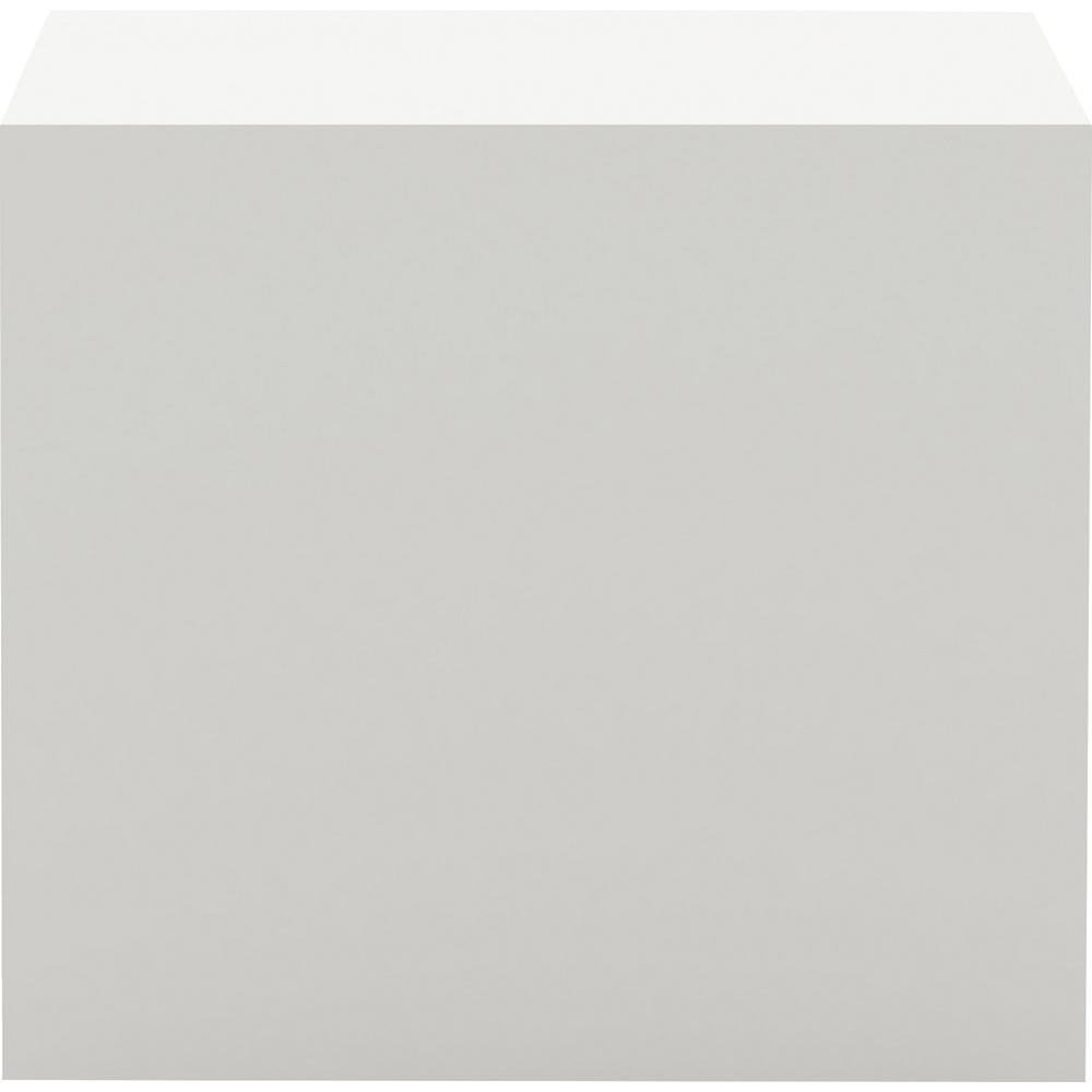 Lorell White Double Cubby Storage Base Adder Unit - 23.6" Width x 17.8" Depth x 15.8" Height - White. Picture 8