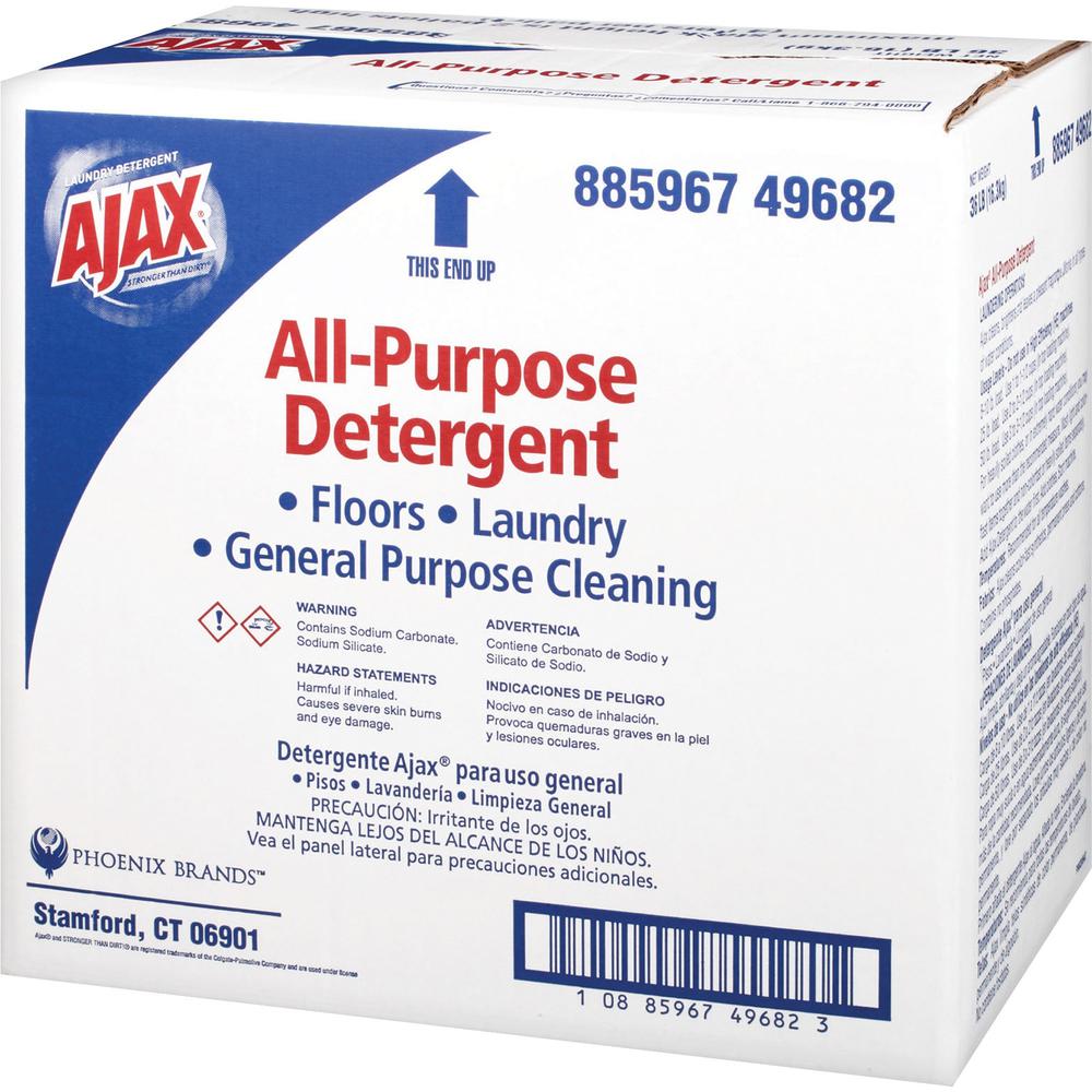 Ajax All-Purpose Laundry Detergent - Powder - 576 oz (36 lb) - Sunshower Fresh Scent - 1 Each. Picture 4