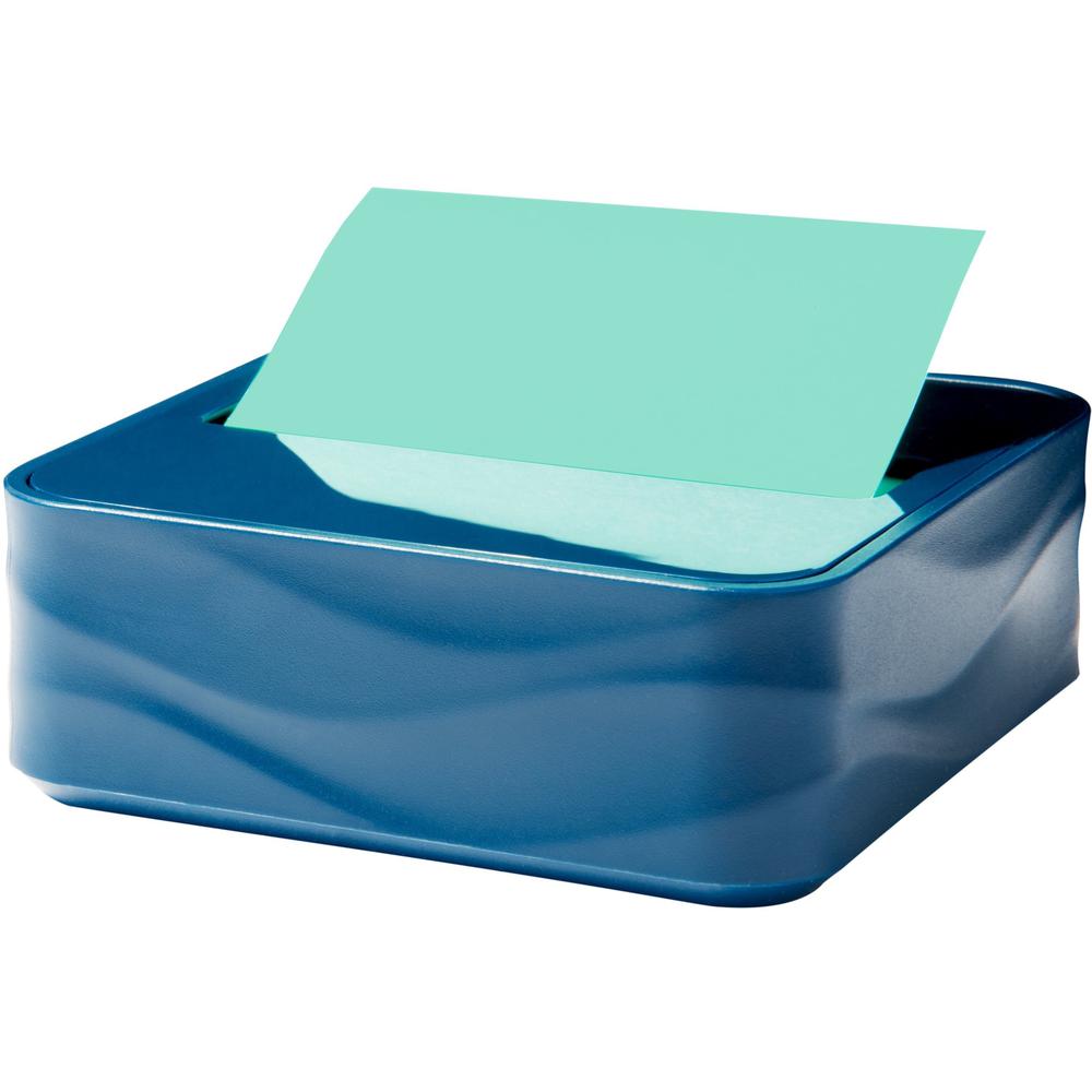 Post-it&reg; Note Dispenser - 3" x 3" Note - 45 Sheet Note Capacity - Navy. Picture 3