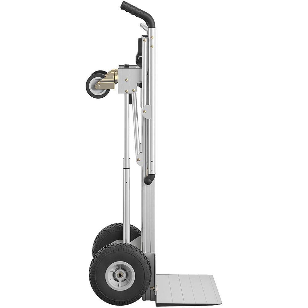 Cosco 3-in-1 Assist Series Hand Truck - 1000 lb Capacity - 4 Casters - Aluminum - x 19" Width x 21" Depth x 47.5" Height - Silver Gray - 1 Each. Picture 11