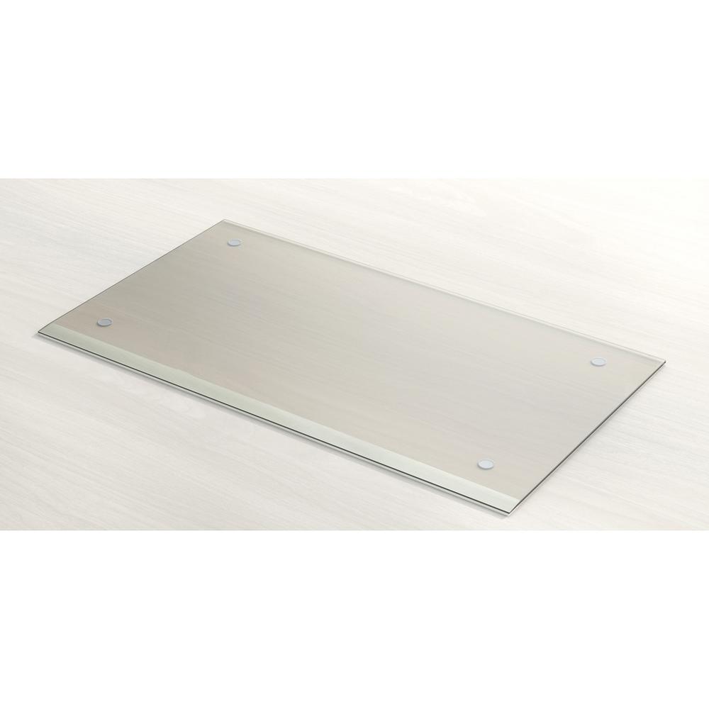 Lorell Desk Pad - Rectangle - 36" Width - Rubber - Clear. Picture 7