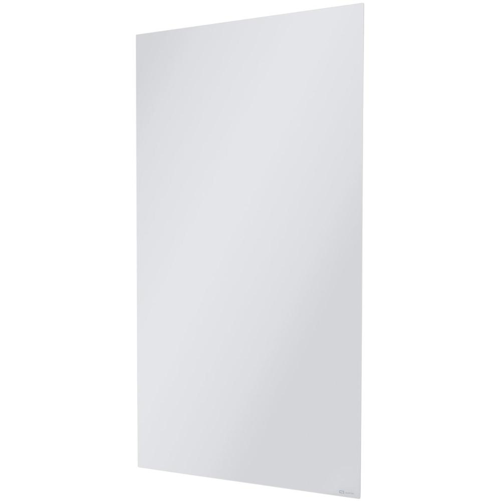 Quartet InvisaMount Vertical Glass Dry-Erase Board - 42x72 - 72" (6 ft) Width x 42" (3.5 ft) Height - White Glass Surface - Rectangle - Vertical - Magnetic - 1 Each. Picture 2