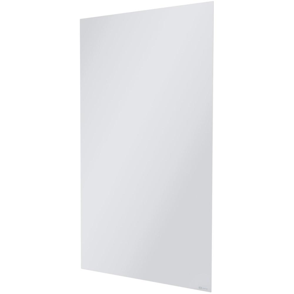 Quartet InvisaMount Vertical Glass Dry-Erase Board - 48x85 - 85" (7.1 ft) Width x 48" (4 ft) Height - White Glass Surface - Rectangle - Vertical - Magnetic - 1 Each. Picture 2