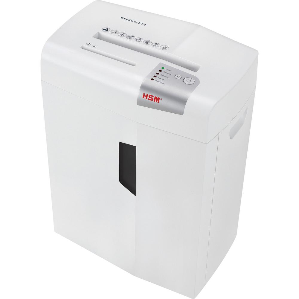 HSM shredstar X12 - 5/32" x 1 7/16" + Sep. CD Cutting unit - Particle Cut - 12 Per Pass - for shredding CD, DVD, Paper, Credit Card, Paper Clip, Staples - 0.156" x 1.438" Shred Size - P-4/O-1/T-2/E-2/. Picture 3