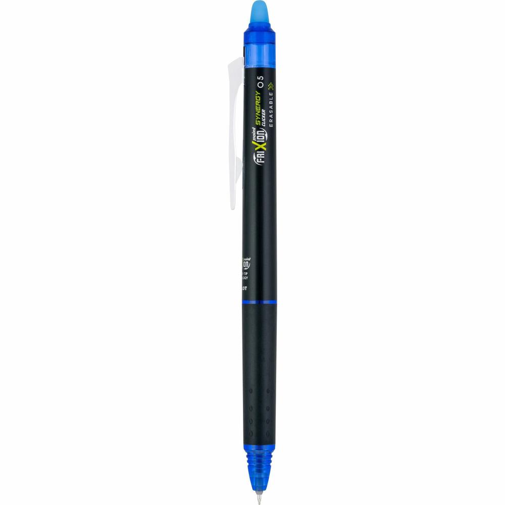 FriXion Synergy Clicker Erasable Gel Pen - Extra Fine Pen Point - 0.5 mm Pen Point Size - Retractable - Blue - 12 / Dozen. Picture 2