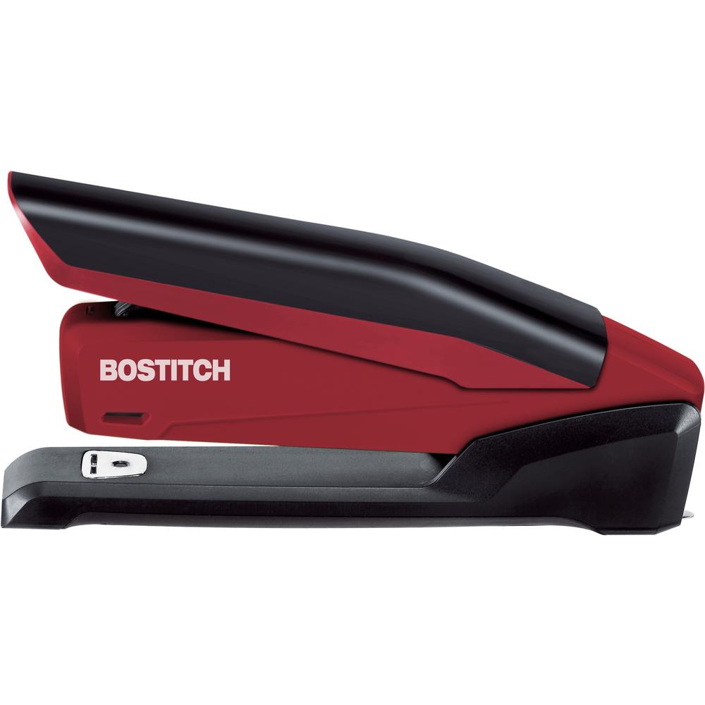 Bostitch InPower Spring-Powered Antimicrobial Desktop Stapler - 20 Sheets Capacity - 210 Staple Capacity - Full Strip - 1 Each - Red. Picture 5