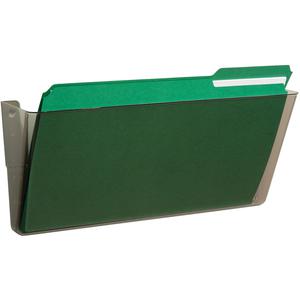 Deflecto EZ Link Stackable DocuPocket - 1 Compartment(s) - 7" Height x 16.3" Width x 4" Depth - Stackable - Smoke - 1 Each. Picture 3