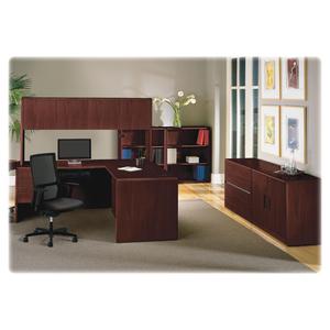HON 10700 Series File/File Right Return - 2-Drawer - 48" x 24" x 29.5" - 2 x File Drawer(s)Right Side - Waterfall Edge - Material: Wood - Finish: Laminate, Mahogany, Medium Oak. Picture 6