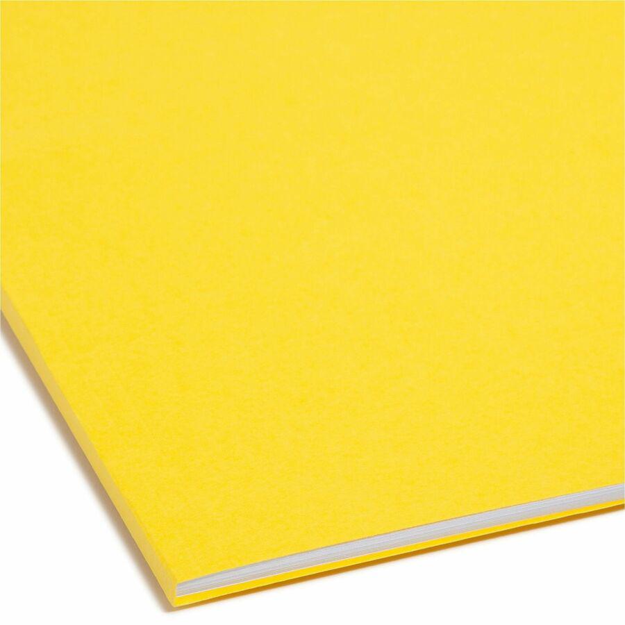 Smead Colored 1/3 Tab Cut Letter Recycled Fastener Folder - 8 1/2" x 11" - 3/4" Expansion - 2 x 2K Fastener(s) - 2" Fastener Capacity for Folder - Top Tab Location - Assorted Position Tab Position - Y. Picture 9