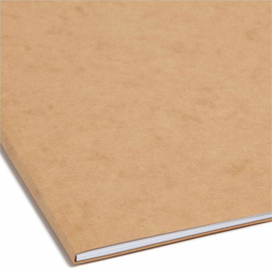 Smead 2/5 Tab Cut Legal Recycled Fastener Folder - 8 1/2" x 14" - 3/4" Expansion - 2 x 2K Fastener(s) - 2" Fastener Capacity for Folder - Top Tab Location - Right Tab Position - Kraft - Kraft - 10% Re. Picture 2