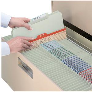 Smead 2/5 Tab Cut Legal Recycled Fastener Folder - 8 1/2" x 14" - 2" Expansion - 2 x 2S Fastener(s) - 2" Fastener Capacity for Folder - Top Tab Location - Right of Center Tab Position - Pressboard - G. Picture 3