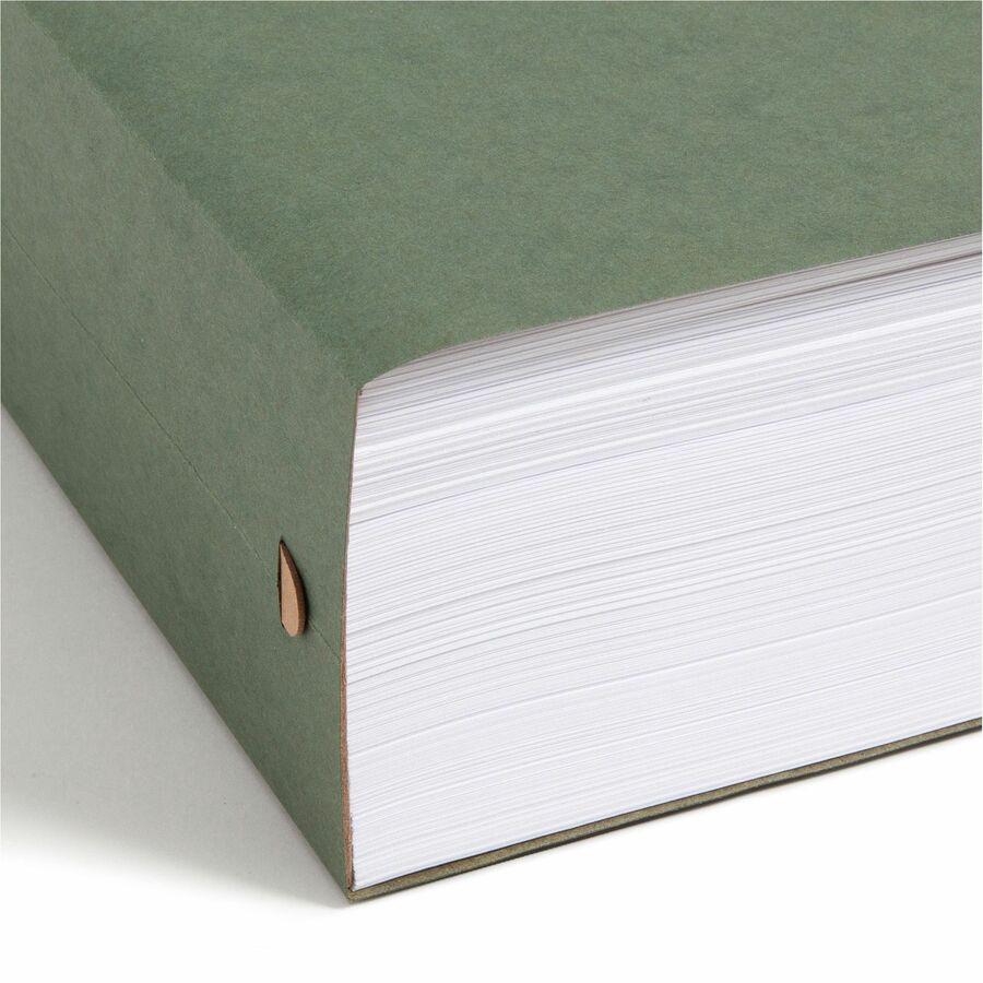 Smead Legal Recycled Hanging Folder - 3" Folder Capacity - 8 1/2" x 14" - 3" Expansion - Standard Green - 10% Recycled - 25 / Box. Picture 2