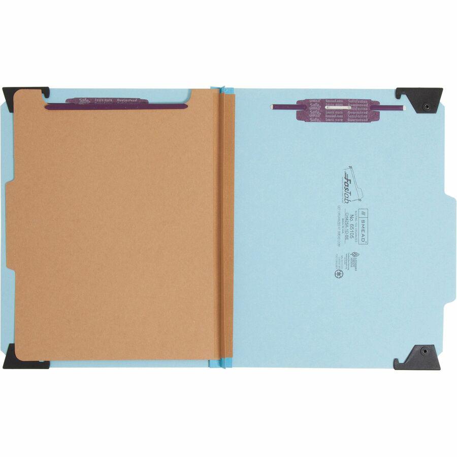 Smead 2/5 Tab Cut Letter Recycled Hanging Folder - 8 1/2" x 11" - 2" Expansion - 2 x 2S Fastener(s) - 1" Fastener Capacity for Folder - Top Tab Location - Right of Center Tab Position - 1 Divider(s) -. Picture 2