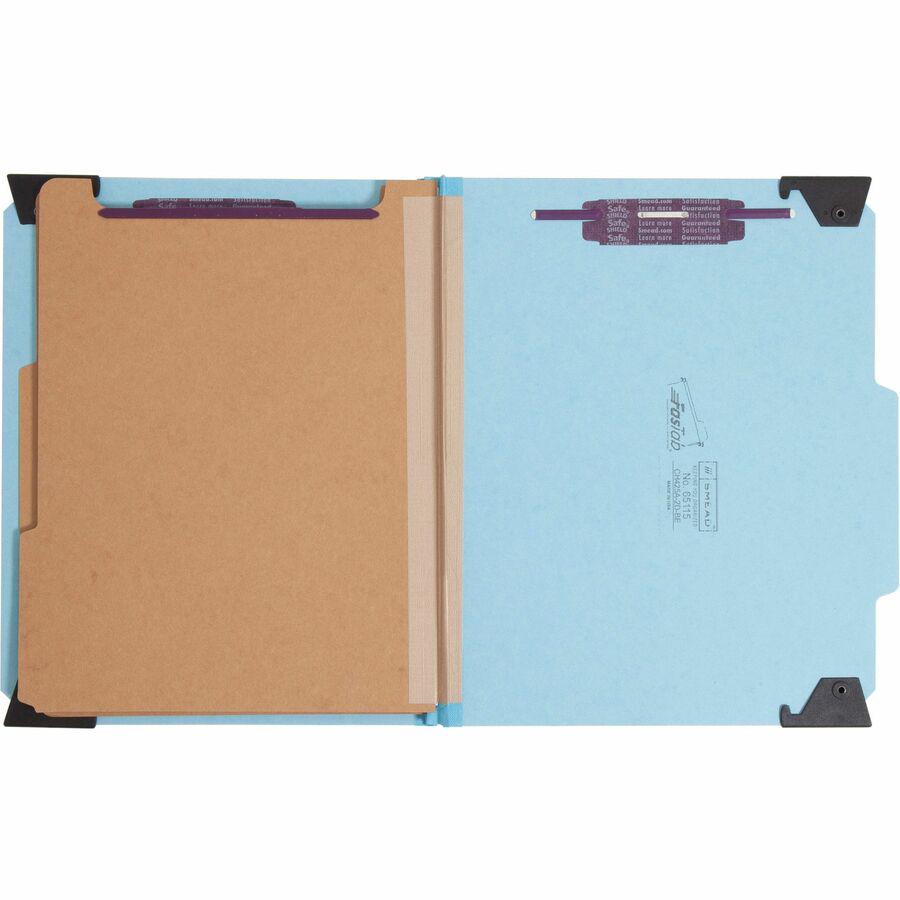 Smead 2/5 Tab Cut Letter Recycled Hanging Folder - 8 1/2" x 11" - 2" Expansion - 2 x 2S Fastener(s) - 1" Fastener Capacity for Folder - Top Tab Location - Right of Center Tab Position - 2 Divider(s) -. Picture 2