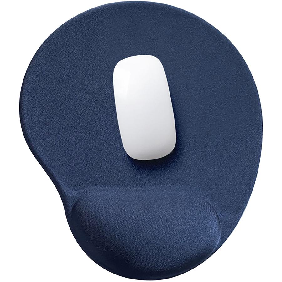 Compucessory Gel Mouse Pads - 9" x 10" x 1" Dimension - Blue - Gel - 1 Pack. Picture 2